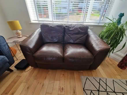 Photo of free 2 Seater Leather Sofa (Southgate N14) #1