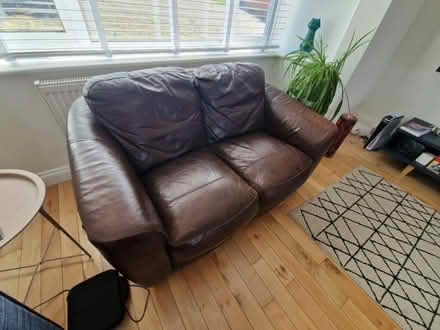 Photo of free 2 Seater Leather Sofa (Southgate N14) #3