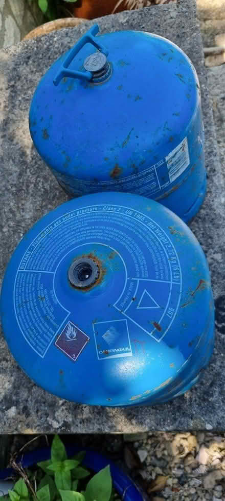 Photo of free 2 camping gaz bottles - empty (Burleigh GL5) #1