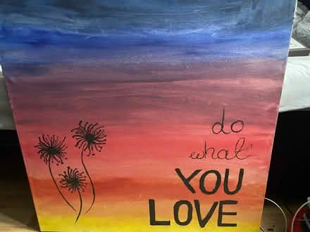 Photo of free Large canvas painting (Nottingham NG3) #2
