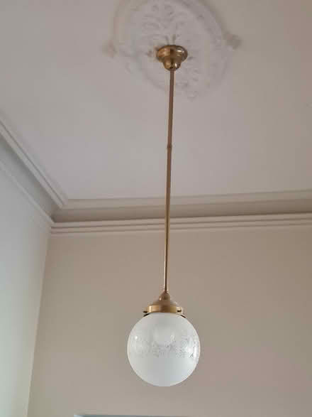 Photo of free Light Fittings - Etched Glass (Malvern) #2
