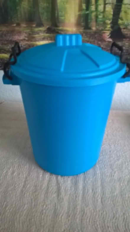 Photo of free 50 litre locking lid storage bin (Clayton West HD8) #1