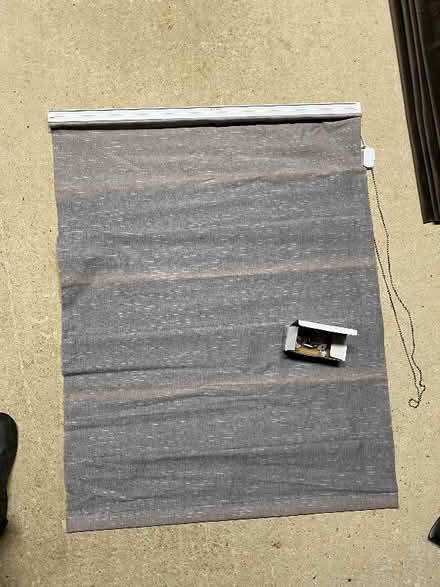 Photo of free Two grey Roman blackout blinds (Southmoor OX13) #1