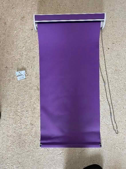 Photo of free Purple roller blind (Southmoor OX13) #1