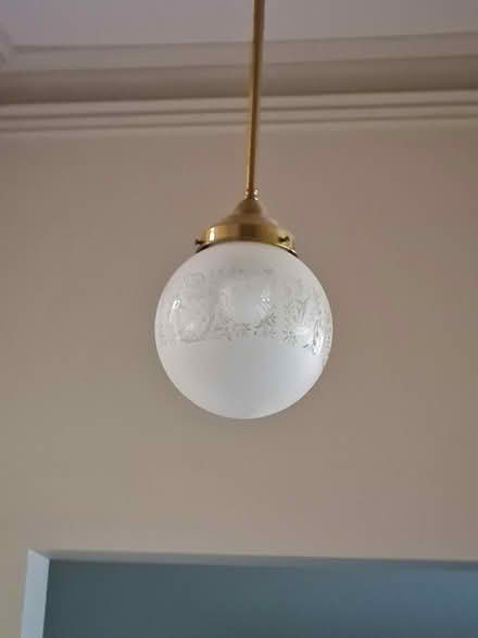 Photo of free Light Fittings - Etched Glass (Malvern) #3