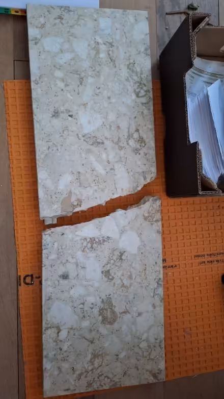 Photo of free Marble Hearth broken (Kempston MK42) #3