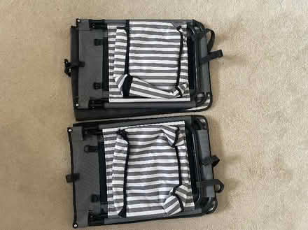 Photo of free Two folding beach / camping loungers (Fleetville AL1) #2