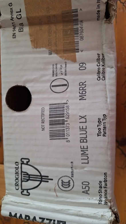 Photo of free 20 x Marazzi Lume Blue lx tiles 6cm x 24cm (Kempston MK42) #4