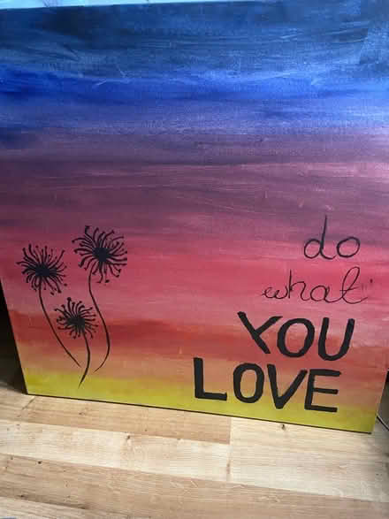 Photo of free Large canvas painting (Nottingham NG3) #1