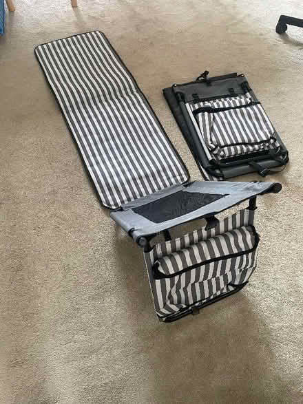 Photo of free Two folding beach / camping loungers (Fleetville AL1) #1