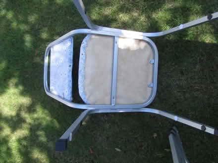 Photo of free 4 upcycled metal framed stacking chairs (Top Amersham HP6) #3