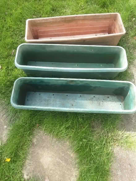 Photo of free Garden planter troughs x 3 (Hove Lagoon) (Hove BN3) #1