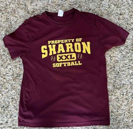 Photo of free Sharon Softball Tee - Youth Medium (Sharon) #1