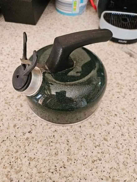 Photo of free Green aluminium camping kettle (Ryhill WF4) #1
