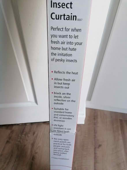 Photo of free 4 piece reflective Insect curtain (City of Bristol BS4) #3