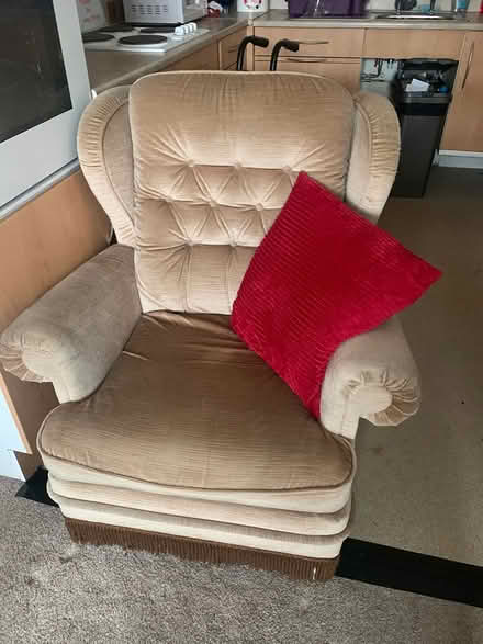 Photo of free Sofa and chair (YO11 Eastfield) #1
