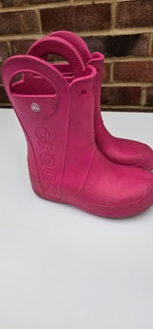 Photo of free Pink Crocs rainboots (Chapel End E4) #1