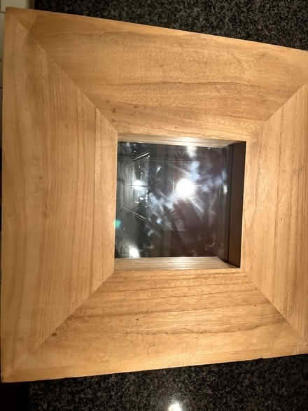 Photo of free Mirror set in thick Pine wood (Hales Bridge RH5) #1
