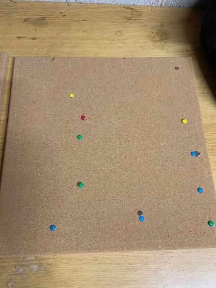 Photo of free 2 x Pinboards and Selection of Pins (Hove Edge HD6) #1