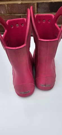 Photo of free Pink Crocs rainboots (Chapel End E4) #3