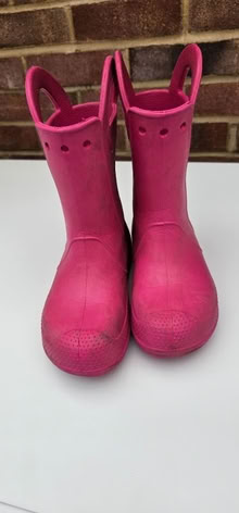 Photo of free Pink Crocs rainboots (Chapel End E4) #2