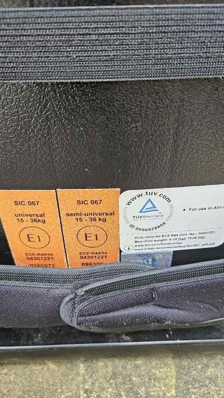 Photo of free Kiddy child car seat (Tunbridge Wells TN2) #2