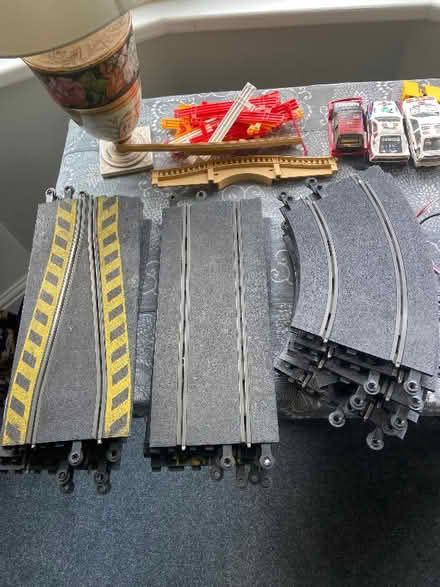 Photo of free Scalextric track and crash barriers (Summertown OX2) #1