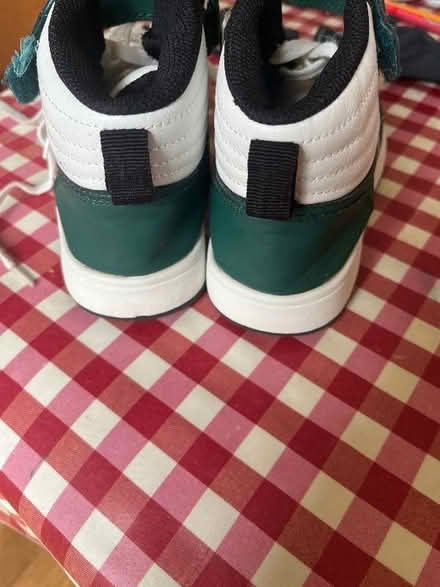 Photo of free Green, black and white hi-top trainers, size 3.5 (36) (Emscote Mill CV34) #3
