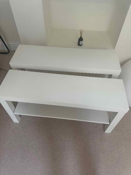 Photo of free Basic white IKEA TV Stand x2 (Sands End SW6) #3