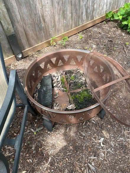 Photo of fireplace grate (south evanston) #1