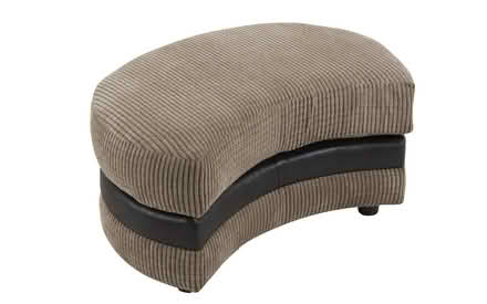 Photo of Crescent shaped footstool (Malvern Link) #1