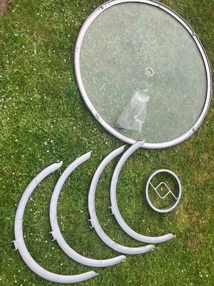 Photo of free Old Glass Top Garden table (Top Amersham HP6) #3