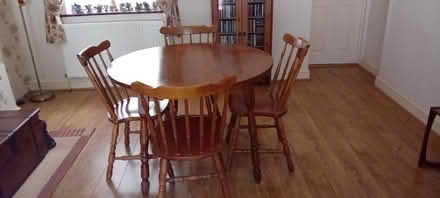 Photo of free Round table and 4 chairs (Ebbw vale NP23) #1
