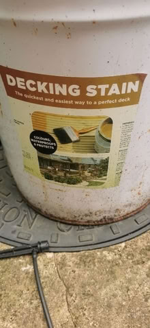 Photo of free Very heavy tin decking stain (Heald Green SK8) #1