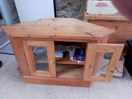 Photo of free Corner TV cupboard (Kelynack TR19) #2