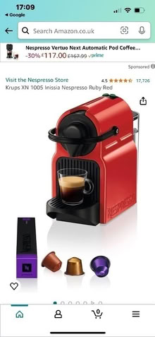 Photo of free Krups Nespresso Coffeemaker (Hanworth RG12) #1