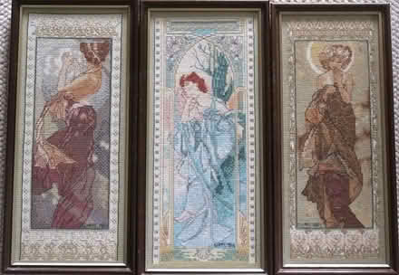 Photo of free Three framed embroideries (Kendal LA9) #1