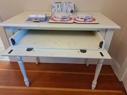 Photo of free Table with drop front (Ralston/Alameda de las Pulgas) #1