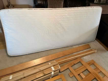 Photo of free Mothercare toddler bed, 2’6 width with bed guard (Sandhurst GU47) #3