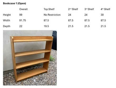 Photo of free Bookcase - Open (Bisley GL6) #1
