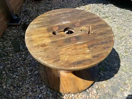 Photo of free Wooden Cable Drum ‘table’ (Weston LD7) #1