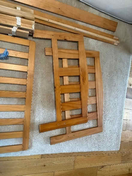 Photo of free Mothercare toddler bed, 2’6 width with bed guard (Sandhurst GU47) #2