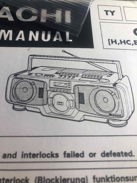 Photo of free Hitachi CX-W700 Service Manual (Hornsey Station Estate N8) #2