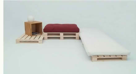 Photo of Pallet/slats/frame for double futon (Hanover BN2) #1