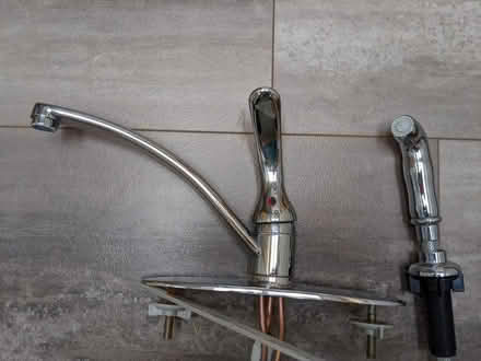 Photo of free Delta 4-hole kitchen faucet/sprayer (Englewood) #3