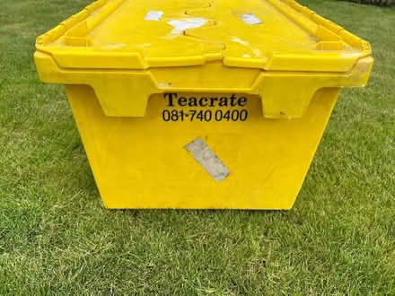 Photo of free Heavy duty plastic packing crate (Whitemans Green RH17) #2