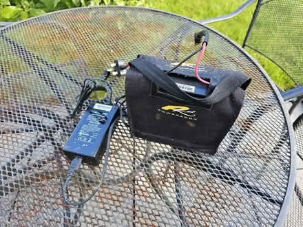 Photo of free Powacaddy battery + charger (Glasnevin) #1