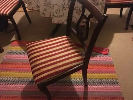 Photo of free Vintage Lyre Dining Chairs x 4 (Upper Holloway N19) #1
