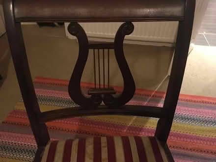Photo of free Vintage Lyre Dining Chairs x 4 (Upper Holloway N19) #3