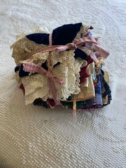Photo of free Assorted fabric and doilies (Eureka) #2
